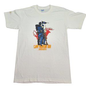 Vintage 2001 Camp Mountain Run Boy Scouts T-Shirt White Medium